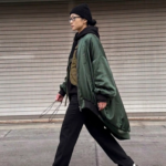 真絲緞面廓形飛行員夾克