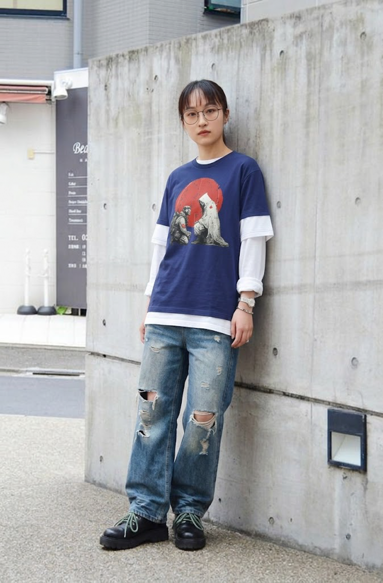 末日科幻風格層次短 T