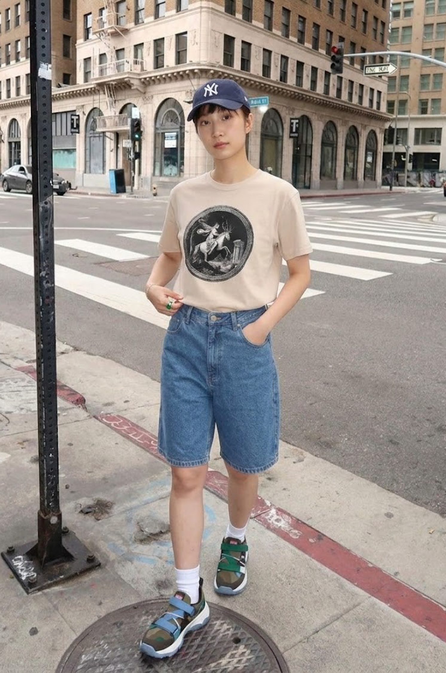 神話圖騰印花短T