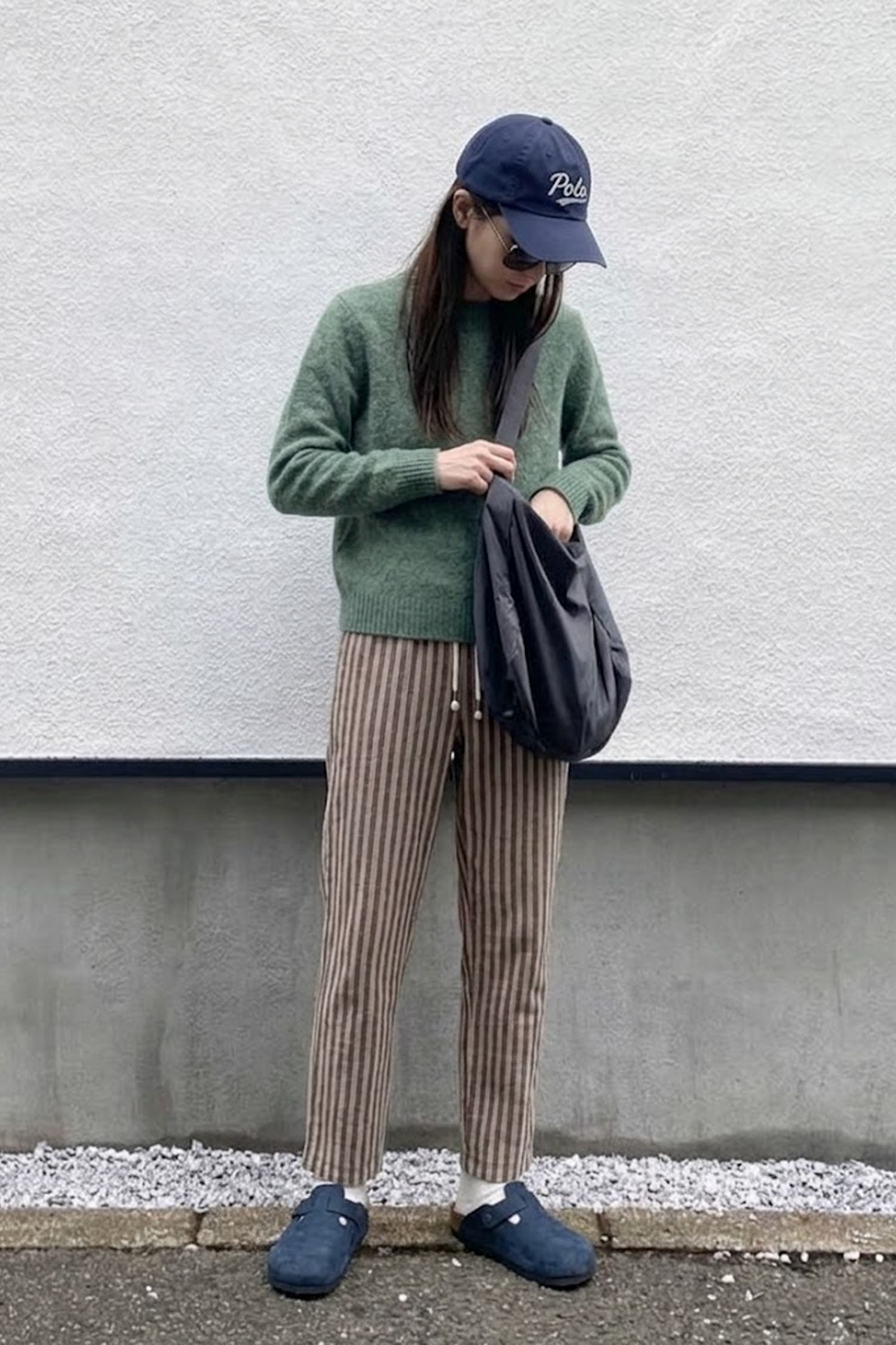 馬海毛質感混紡針織衫